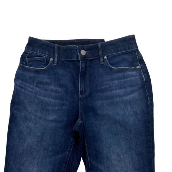 Chicos Secret Stretch Jeggings Women Dark Wash Jeans Sz 2 x30 NWT Ripped Denim - Picture 2 of 13